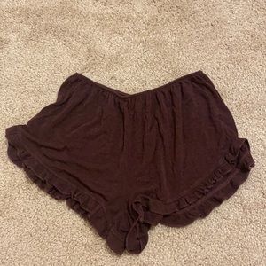 Brandy Melville Maroon Shorts
